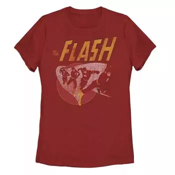 Детская футболка DC Comics The Flash с винтажным графическим рисунком в жанре экшн Licensed Character