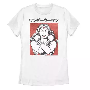 Детская футболка DC Comics Wonder Woman с рисунком кандзи в горошек Licensed Character