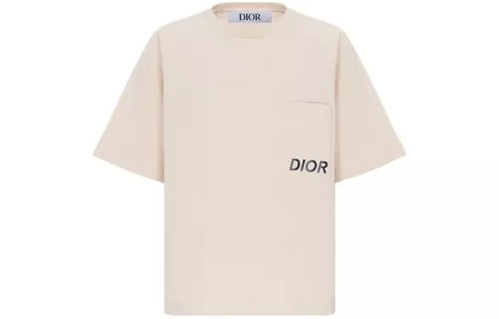 Детская футболка Dior, кремовый