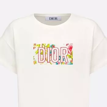 Детская футболка Dior, слоновая кость