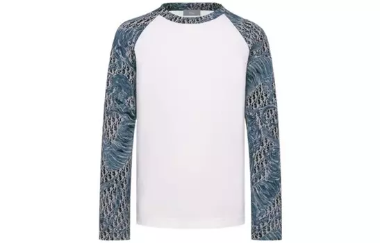 Детская футболка Dior, темно-синий