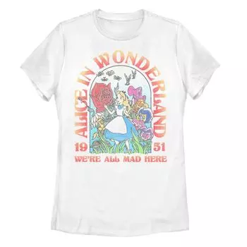 Детская футболка Disney «Алиса в стране чудес: Алиса, мы все здесь без ума» Disney