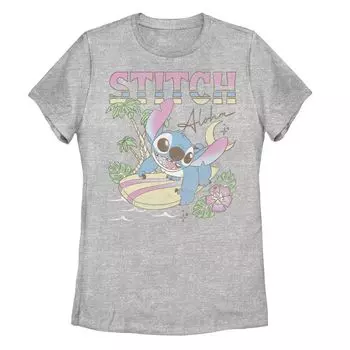 Детская футболка Disney Lilo & Stitch Aloha Tropic Surf с рисунком Licensed Character