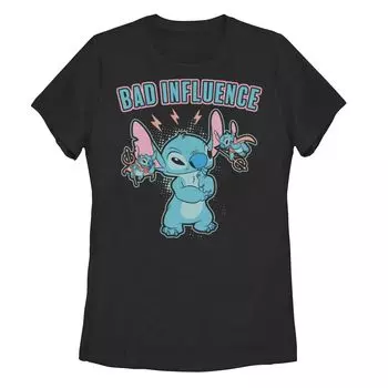 Детская футболка Disney Lilo & Stitch с рисунком Bad Influence Licensed Character