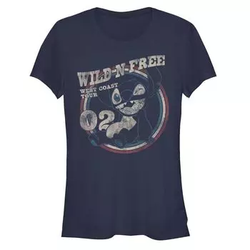 Детская футболка Disney Lilo & Stitch Wild 'N Free Stitch Americana с рисунком Licensed Character