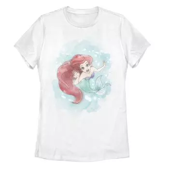 Детская футболка Disney Little Mermaid Ariel Watercolor Twerl Disney
