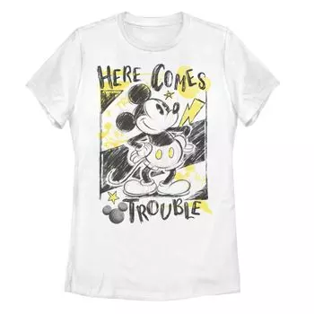 Детская футболка Disney Mickey Mouse Here Comes Trouble Licensed Character
