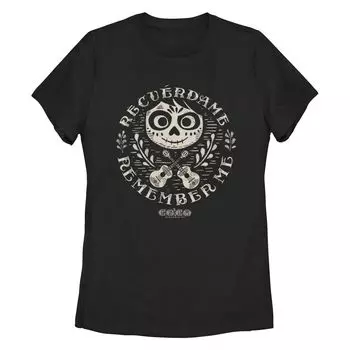 Детская футболка Disney/Pixar Coco Circle Remember Me Missy Crew Licensed Character