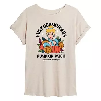 Детская футболка Disney Princess с рисунком тыквы Licensed Character, бежевый