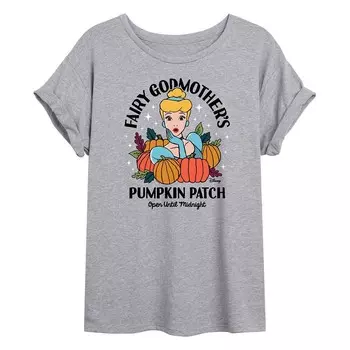 Детская футболка Disney Princess с рисунком тыквы Licensed Character, серый