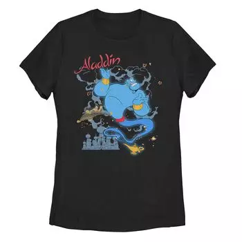 Детская футболка Disney's Aladdin Genie с графическим изображением «Ночной портрет» и «Групповой снимок» Licensed Character
