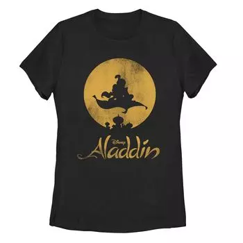 Детская футболка Disney's Aladdin Vintage Carpet Ride Sunset Movie с логотипом и графическим рисунком Licensed Character