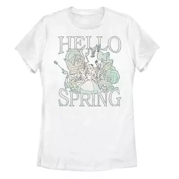 Детская футболка Disney's Alice in Wonderland с рисунком Hello Spring Licensed Character