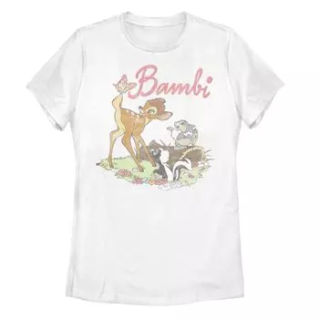 Детская футболка Disney's Bambi Group Shot с графическим логотипом Licensed Character