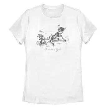 Детская футболка Disney's Bambi Thumper и Bambi Friendship Goals с графическим изображением Licensed Character