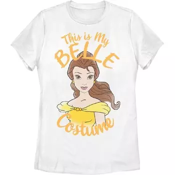 Детская футболка Disney's Beauty And The Beast с рисунком «Красавица в моем костюме» Licensed Character, белый