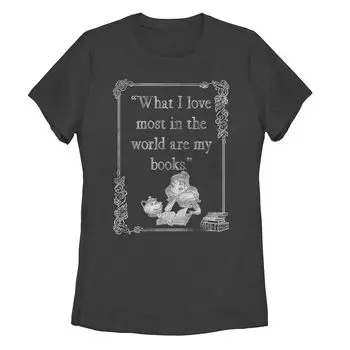 Детская футболка Disney's Beauty And The Beast Belle Book Lover Licensed Character