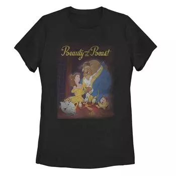 Детская футболка Disney's Beauty And The Beast с винтажным плакатом Licensed Character