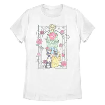 Детская футболка Disney's Beauty and the Beast с витражным рисунком Licensed Character