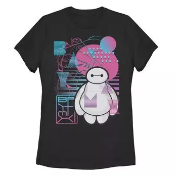 Детская футболка Disney's Big Hero 6 Baymax с неоновым рисунком Licensed Character