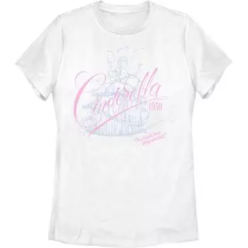 Детская футболка Disney's Cinderella 1950 с акварельным портретом Licensed Character