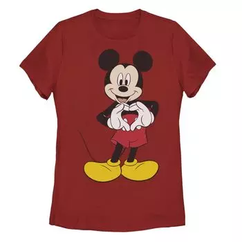 Детская футболка Disney с изображением Микки Мауса в форме сердца и рук Licensed Character