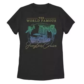 Детская футболка Disney's Jungle Cruise с градиентным портретным рисунком Licensed Character