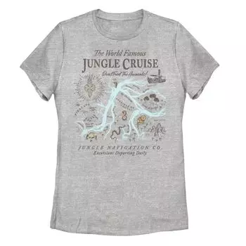 Детская футболка Disney's Jungle Cruise с рисунком «Карта джунглей» Licensed Character