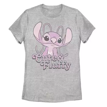 Детская футболка Disney's Lilo & Stitch Angel с милым и пушистым рисунком Licensed Character