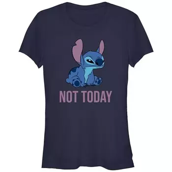 Детская футболка Disney's Lilo & Stitch Not Today Stitch с рисунком, темно-синий