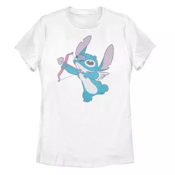 Детская футболка Disney's Lilo & Stitch с рисунком Cupid Stitch ко Дню святого Валентина Licensed Character