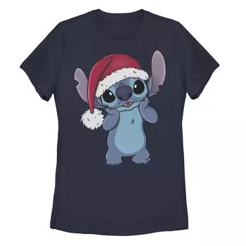 Детская футболка Disney's Lilo & Stitch с рисунком «Рождественский стежок Ugly Sweater» Disney