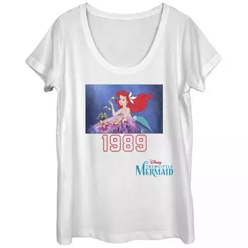 Детская футболка Disney's Little Mermaid Ariel с рисунком 1989 года Licensed Character