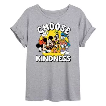 Детская футболка Disney's Mickey and Friends Kindness с струящимся рисунком Disney