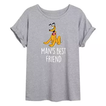 Детская футболка Disney's Mickey and Friends с струящимся рисунком Pluto Friend Disney