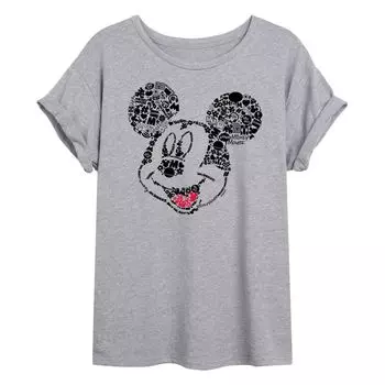 Детская футболка Disney's Mickey Mouse Mickey Fill со струящимся рисунком Licensed Character
