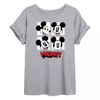 Детская футболка Disney's Mickey Mouse с струящейся графикой в виде сетки Микки Мауса Disney