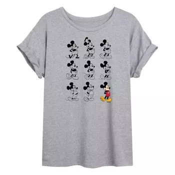 Детская футболка Disney's Mickey Mouse с струящимся рисунком Микки Мауса Disney