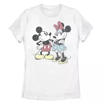 Детская футболка Disney с Микки и Минни в стиле ретро «Друзья» Licensed Character