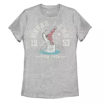 Детская футболка Disney's Peter Pan Neverland Croc Collegiate Tick Tock 1953 года Licensed Character
