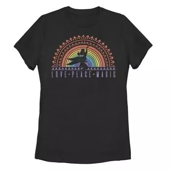 Детская футболка Disney's Peter Pan Pride Love Peace Magic Rainbow с изображением Тинкер Белл Licensed Character
