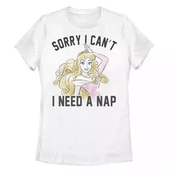Детская футболка Disney's Sleeping Beauty Aurora с рисунком «Need A Nap» Licensed Character