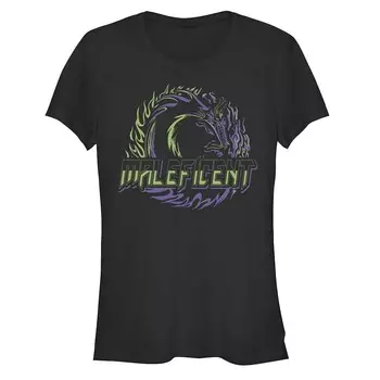 Детская футболка Disney's Sleeping Beauty Maleficent с драконом Licensed Character, черный