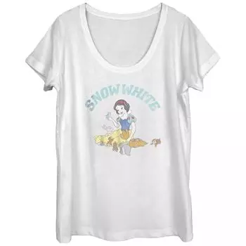 Детская футболка Disney's Snow White с рисунком лесных животных Licensed Character