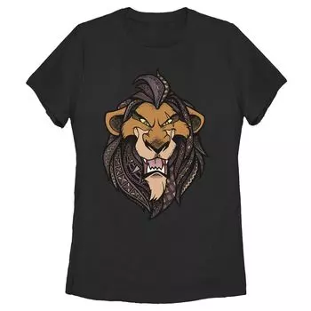 Детская футболка Disney's The Lion King с геометрическим рисунком шрама Licensed Character
