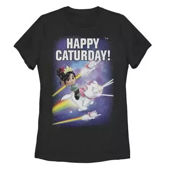 Детская футболка Disney's Wreck It Ralph 2 Happy Caturday с рисунком Licensed Character