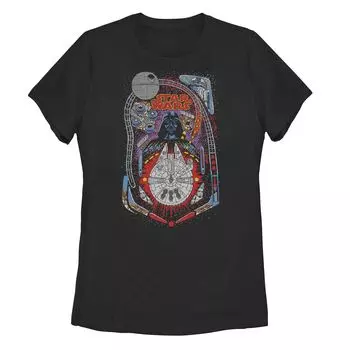 Детская футболка Disney Star Wars Darth Vader Pinball с графическим рисунком в стиле ретро Licensed Character
