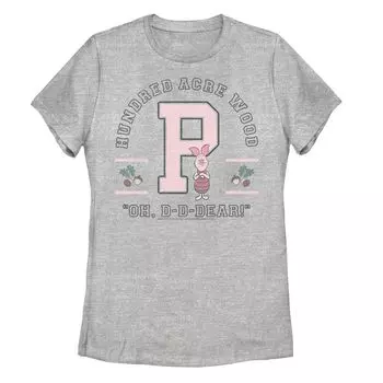 Детская футболка Disney Winnie The Pooh Piglet Collegiate Oh Dear Quote Licensed Character