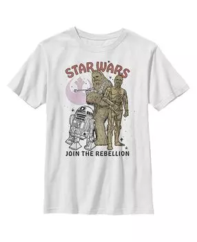 Детская футболка для мальчиков «Звездные войны: Чубакка и его друзья присоединяются к восстанию» Disney Lucasfilm