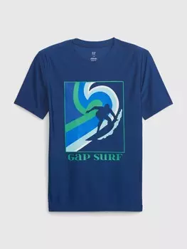 Детская футболка для плавания Gap, синий